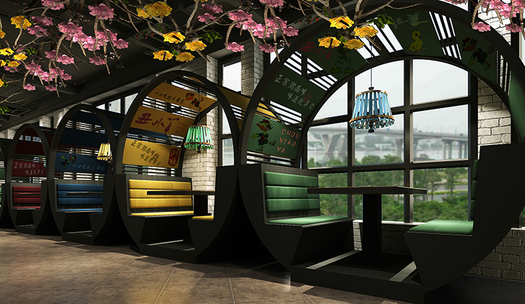 面積小的快餐店如何去設(shè)計(jì)呢？